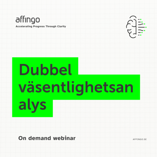 Affingo Dubbel väsentlighetsanalys webinar