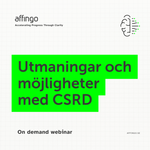 Utmaningar och möjligheter med CSRD
