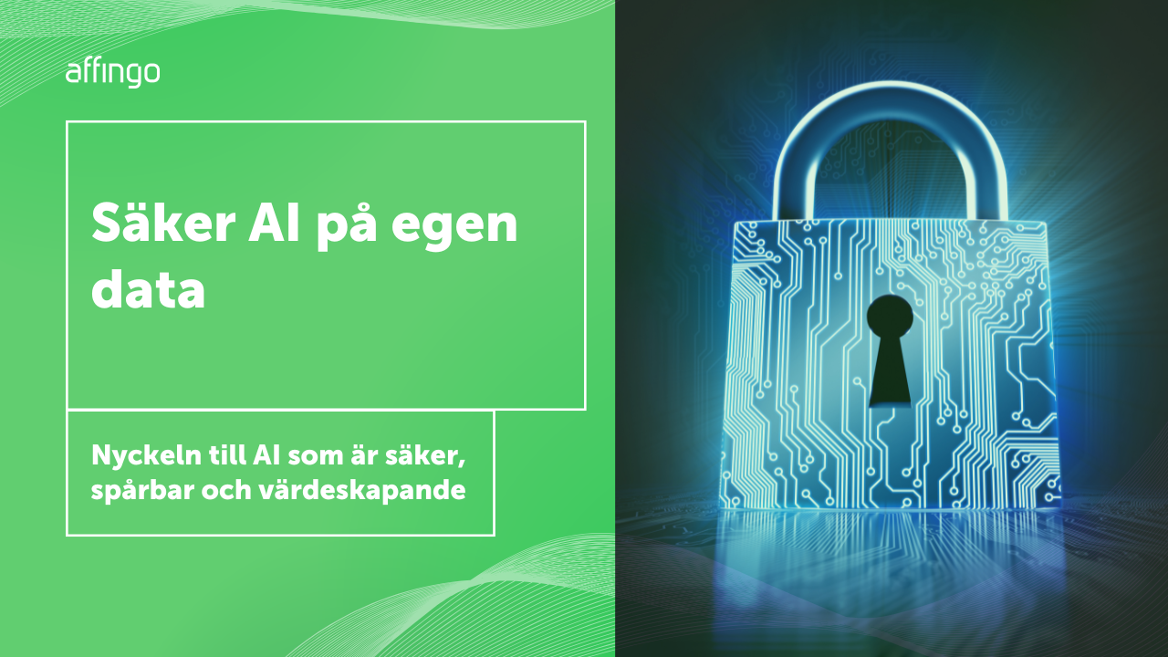 Blogg 2 för Säker AI på egen data Från risk till ROI – så skapar RAG affärsnytta på bara veckor